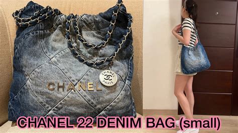 chanel 22 black|Chanel 22 denim.